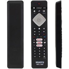 Huayu Philips RM-L1660 RC4498 RC4501 YKF291-003 Netflix-Youtube-Rakuten Tv Tuşlu LCD LED Tv Kumanda (Ses Komutsuz)