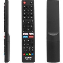 Huayu RM-L1718 Saba-Bravis-Changhong Netflix- Youtube- Prime Video- Google Play Tuşlu Universal Lcd-Led Tv Kumanda