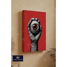 Tablo Royale Elin Içinde Gören Göz Dekor Kanvas Tablo - Salon Tablo - Ofis Tablo