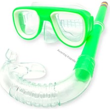 Mustran Çocuk 3'lü Set Maske-Şnorkel-Kulak Tıkacı Orjinal Kutulu Deniz Havuz Dalış Hediyelik