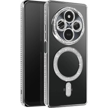 Esranın Dünyası Newface Xiaomi Redmi 14C Joke Simli Magneticsafe Kılıf - Gümüş RSMRK34-ESRDNS