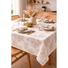 Faralya Life %100 Pamuklu Masa Örtüsü 140X200 cm Dikdörtgen Sofra Örtüsü