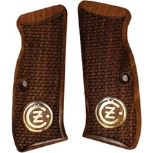 Göktürk CZ75 Logolu Ahşap Kabze