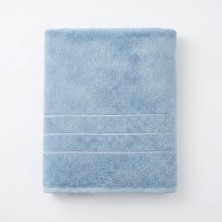 Alesta Home Pamuklu Mavi Banyo Havlusu 100X165 cm HVL056