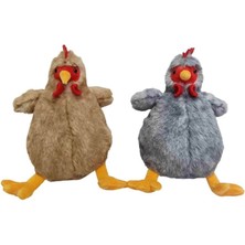 Esranın Dünyası Mey Ithalat® PB31557-23 Peluş Oturan Tavuk 23 cm