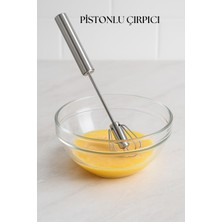 Mustran Pistonlu Metal Çırpıcı 30 cm