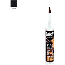 Esranın Dünyası Mey Ithalat® Selsil Ateş Mastiği Siyah 300 ml 1500 Dereceye Dayanıklı