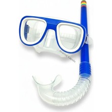 Mustran Çocuk Şnorkel Maske Küçük Model 2'li Set Maske Şnorkel Deniz Havuz Dalış Maskesi