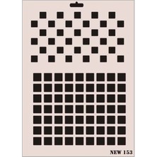 Esranın Dünyası Mey Ithalat® Rich New Seri N-153 Stencil 35X25 cm