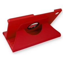 Esranın Dünyası Newface Samsung Galaxy Tab A9 Plus Kılıf 360 Tablet Deri Kılıf - Kırmızı RSSH34-ESRDNS