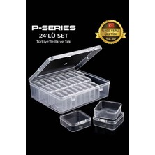 P-Serıes 24’lü Organizer Kutu Seti – Büyük Kutu Içinde 24 Küçük Kutu | Modüler Saklama Sistemi