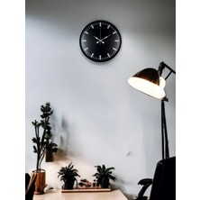 Esranın Dünyası Mey Ithalat® 36 cm Gri Dekoratif Duvar Saati