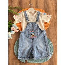 Saye Kids Kız Çocuk Salopet Takıım