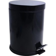 Esranın Dünyası Mey Ithalat® Onno Siyah Pedallı Çöp Kovası 5 Lt