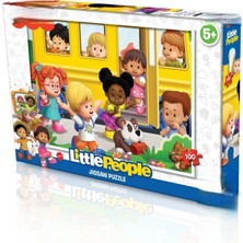 Esranın Dünyası Mey Ithalat® Little People Puzzle 100 Parça
