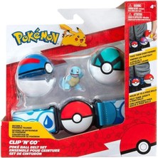 Esranın Dünyası Mey Ithalat®  Pok 95283-Q Pokemon Clip 'n' Go Pokeball Kemer ve Figür Seti