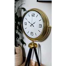 Esranın Dünyası Mey Ithalat® Elegance Gold Tripod Ayaklı Saat