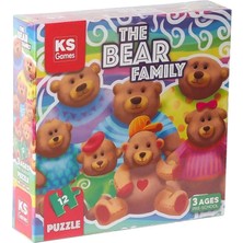 Mey Ithalat® Prs 32705 The Bear Family Pre School Puzzle -Puzzle