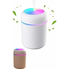 Mey Ithalat® Humidifier LED Işıklı Mini Ortam Oda Kokusu Aromaterapi Buhardanlık
