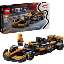 Ematcrt Mey Ithalat® 77251 Speed Champions McLaren F1 Team MCL38 Yarış Arabası 269 Parça Eğlenceli Tasarım +10 Yaş