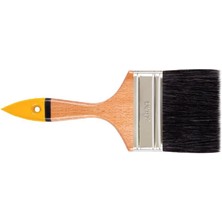 Mey Ithalat® Luna Black Ahşap Saplı Yağlı Boya Fırçası No:4