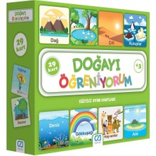 Mey Ithalat® CAEGT-5053 Doğayı Öğreniyorum Eğitici Oyun Kartları -
