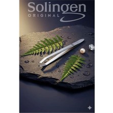 Mey Ithalat® 3 mm Ince Uçlu Cımbız Titanyum Çelik Solingen Professional