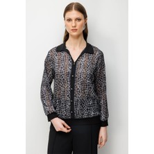 Eskişehir Mağazacılık 72329 Onteks Bluz Düğmeli Gömlek Yaka