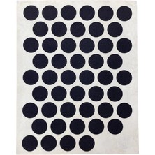 Mey Ithalat® Yapışkanlı Vida Tapası Siyah 14 mm