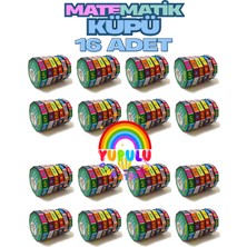 Yupulu Matematik Zeka Küpü 16 Adet - Toplama, Çıkarma, Bölme, Çarpma Eğitici Hediye Paketi Karne Hediyesi