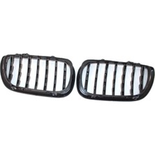 Dekis 3 Serısı 2002-2004 E46 Içın Uyumlu Dıamond Panjur (Böbrek) Pıano Black Çerçeve