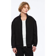 Lc Waikiki Yeni Sezon Dik Yaka Uzun Kollu Erkek Fermuarlı Sweatshirt