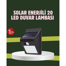 Mey Ithalat® Kablo Gerektirmeyen Solar LED Bahçe ve Veranda Işığı
