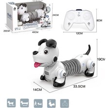 Mey Ithalat® GL-777-603 Uzaktan Kumandalı Işıklı ve Sesli Sevimli Akıllı Köpek -Vardem Oyuncak