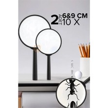 Mey Ithalat® 10X Büyüteç 6 ve 9 cm 2 Li Set