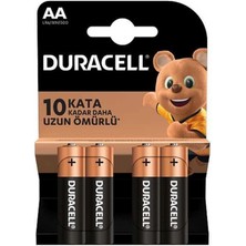 Mey Ithalat® Duracell Alkalin Pil Aa 4'' Lü Paket