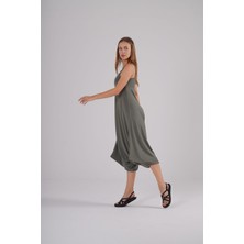 Rouge Basic Ayarlanabilir Askılı Şalvar Tulum