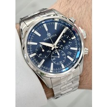 Momentus Fonksiyonlu Su Geçirmez Çelik Kordon Erkek Kol Saati ILKCC306S-11SS