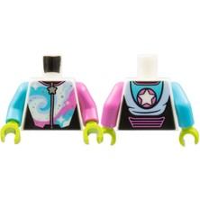 LEGO Minifigür Parçaları: Torso, Vücut, Gövde: 973PB4847C01