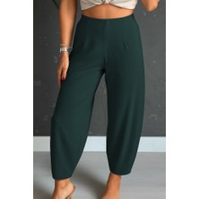 Munnn Collection Munn Collection Kadın Yüksek Bel Krep Pantolon