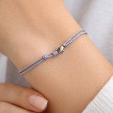 Tutu Tasarım Minimal Ip Bileklik – Ayarlanabilir El Yapımı Şans & Dilek Bilekliği