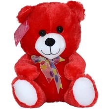 Mey Ithalat®   1181KR Selay, Kırmızı Oturan Ayı 30 cm