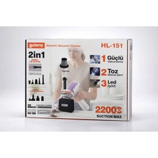 Rose Teknoloji 22000 Pa 3 Kamedeli Vakumlu ve Üflemeli Taşıma Çantalı LCD Digital Gösterge LED Işıklı ve Çok Amaçlı Araç Içi Süpürge