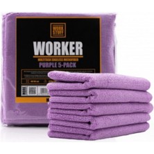 Work Stuff Mor Worker 5'li Paket Mikrofiber Bez