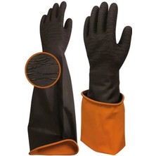 Mey Ithalat® Beybi H2 45EXT Korun Tırtıklı Uzun Siyah Eldiven No:11