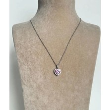 Stelle Jewelry Pembe Kalp Pndr Kolye