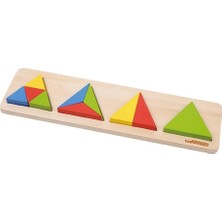 Mey Ithalat® 1018-SKC Chiva, Parça Bütün Üçgen - Ahşap