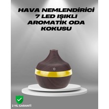 Mey Ithalat® Aromaterapi Uyumlu 300 ml LED Işıklı Oda Kokusu Difüzörü