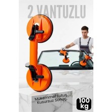 Mey Ithalat® Profesyonel 100 kg Kilitli Vantuzlu Ağır Cam Seramik Fayans Mermer Kaldırıcı 115 mm