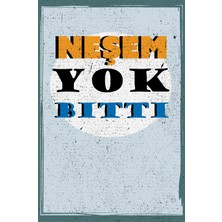 tp Retro Vintage 5 mm Ahşap Üzerine Neşe Temalı Poster Tablo 20X30 cm